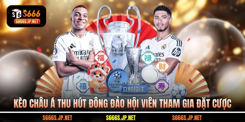 Kèo châu Á thu hút đông đảo hội viên tham gia đặt cược